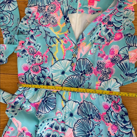 Lilly Pulitzer Floral Dress in Blue and Pink, 0 - Picture 7 of 11